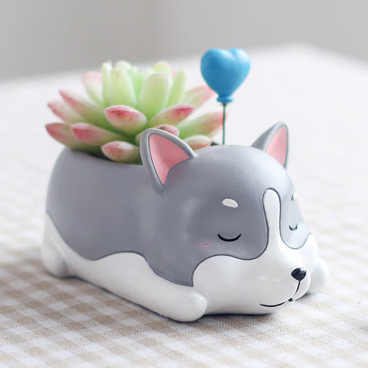 Cute Dog Succulent Pots