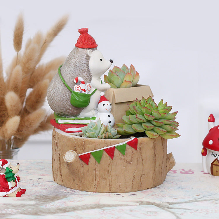 Cute Hedgehog Succulent Pots