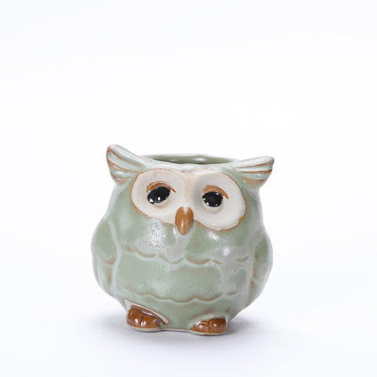 Cute Owl Succulent Pots