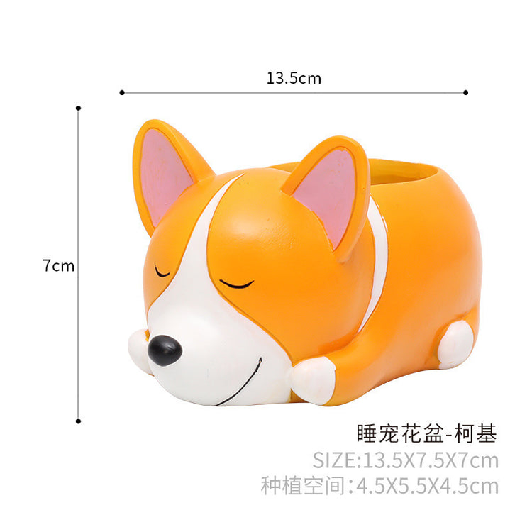 Cute Dog Succulent Pots