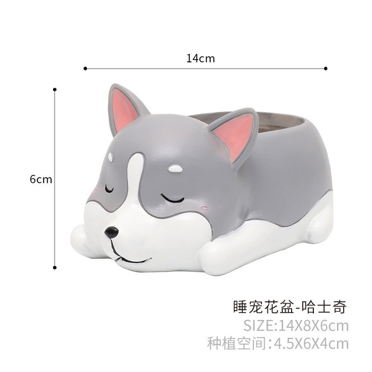 Cute Dog Succulent Pots