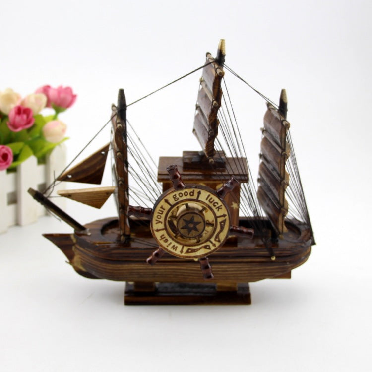 Vintage music sailing ship Creative Mediterranean sailing ship model