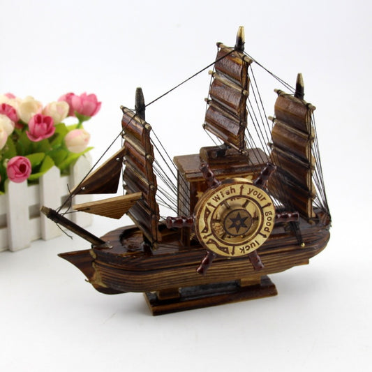 Vintage music sailing ship Creative Mediterranean sailing ship model