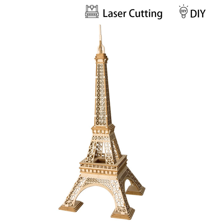 TG501 Eiffel Tower Architecture 3D Wooden Puzzle