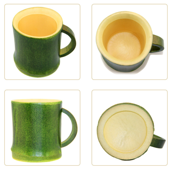 Small Green Bamboo Cup Natural Tea Cup