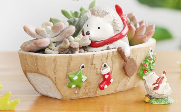 Cute Hedgehog Succulent Pots
