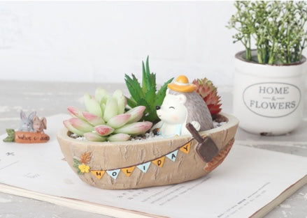 Cute Hedgehog Succulent Pots