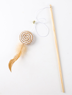 Cat play Toy feather Teaser Wand, Interactive Stick, mouse
