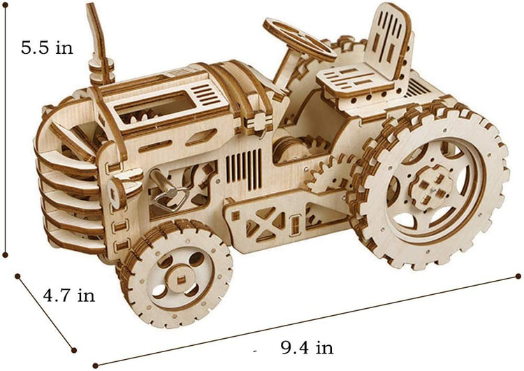 LK401 ROBOTIME Wooden Mechanical Model Set-3d Puzzle -Brain Teaser Christmas, New Year, Birthday