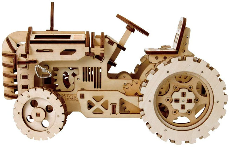LK401 ROBOTIME Wooden Mechanical Model Set-3d Puzzle -Brain Teaser Christmas, New Year, Birthday