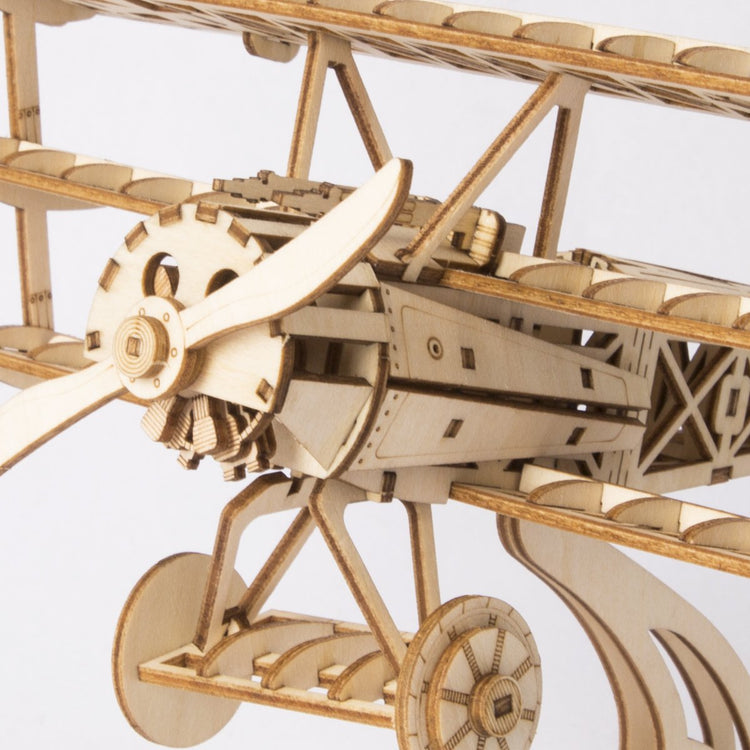 Bi-Plane TG301 DIY Wooden Toys 3D Puzzle