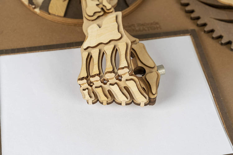 SD001 Da Vinci's Drawmaton - The Gambler - Mechanical Wooden Model Kit | Robotime Rokr