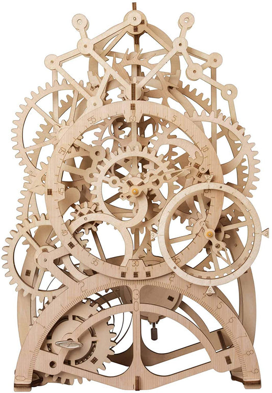 LK501 ROBOTIME 3D Self-Assembly Puzzle Adult Craft Set Brain Teaser Puzzles Pendulum Clock