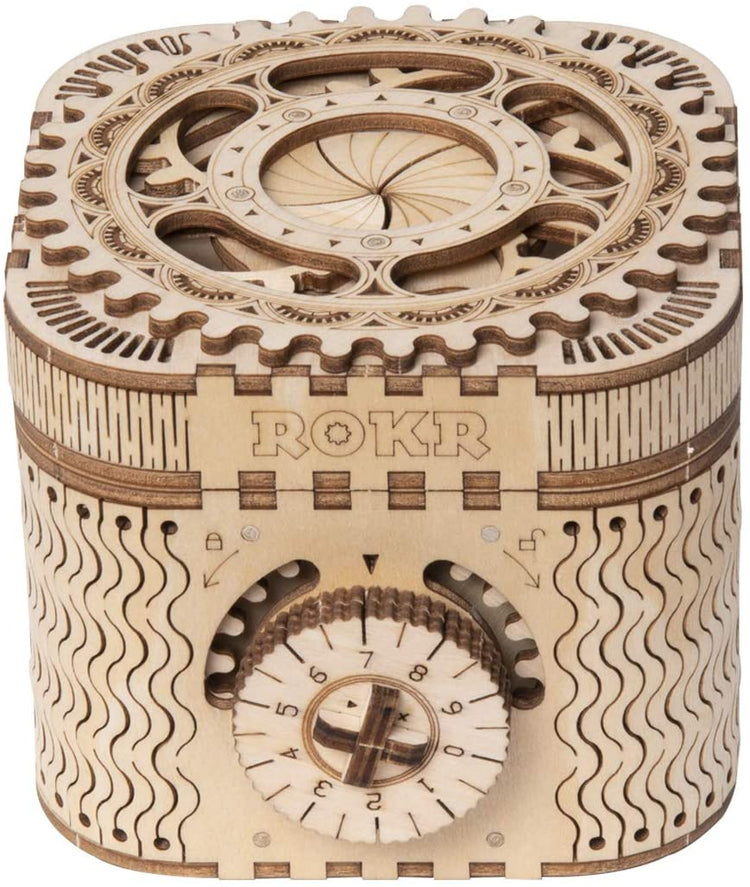 LK502 ROBOTIME Treasure Box 3D Wooden Puzzle Adult Craft Set for Self-Assembly Ideal Women Gift