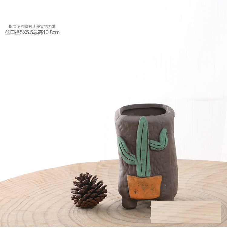 Cute Cactus Succulent Pots