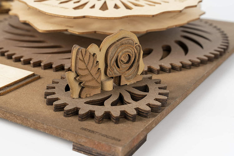 SD001 Da Vinci's Drawmaton - The Gambler - Mechanical Wooden Model Kit | Robotime Rokr