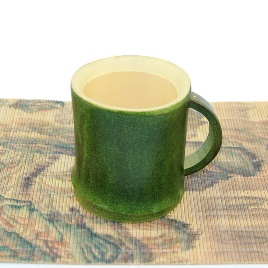Small Green Bamboo Cup Natural Tea Cup