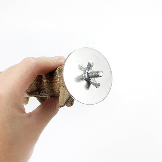 Bird Perch Parrot Stand Natural Wood Perch Parrot Toy - pepper tree