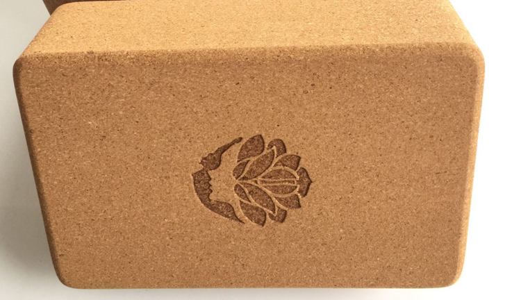 ECO Friendly Cork Yoga Block Organic Yoga Exercise Brick Extra Thickness