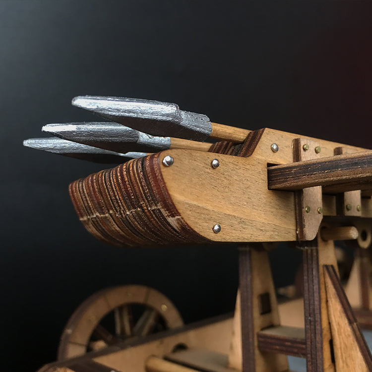 Three Arrows Wuhou Ancient chariot, Three Kingdoms, Wooden Puzzle