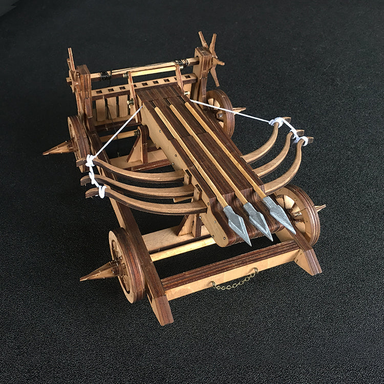 Three Arrows Wuhou Ancient chariot, Three Kingdoms, Wooden Puzzle