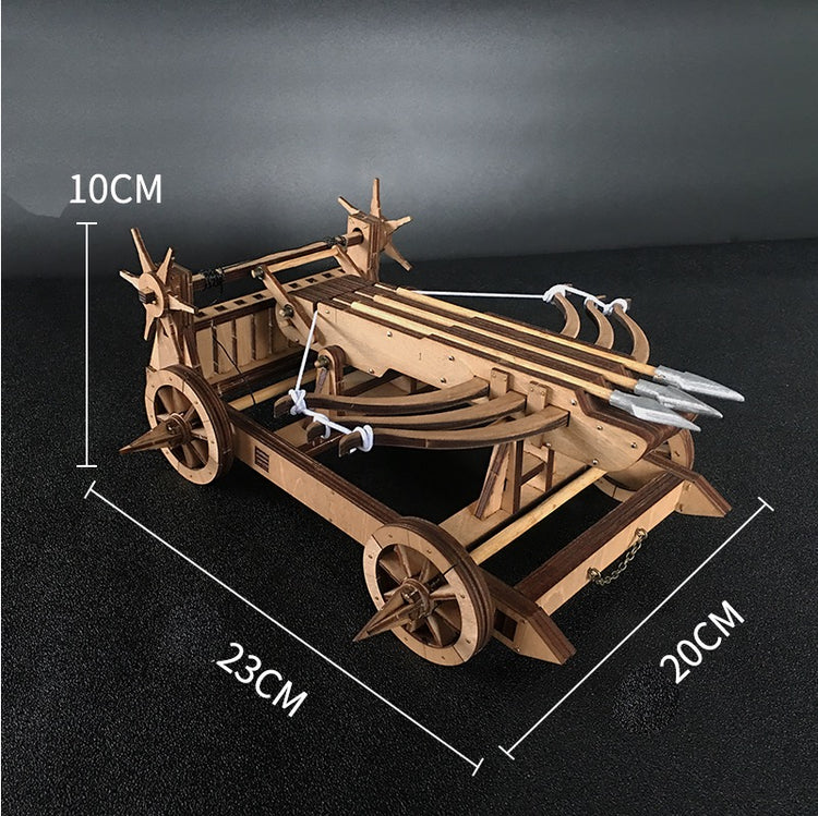 Three Arrows Wuhou Ancient chariot, Three Kingdoms, Wooden Puzzle