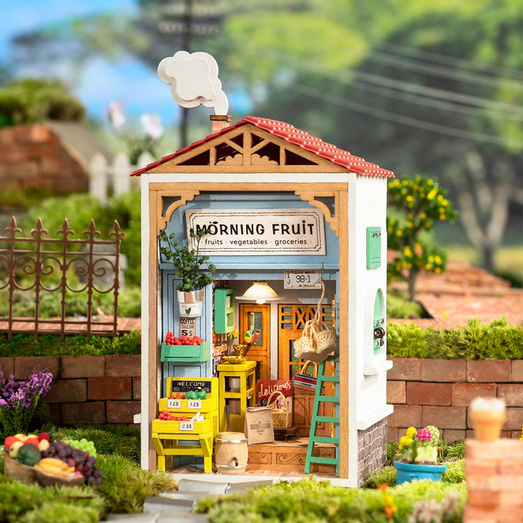 Rolife Morning Fruit Store DIY Miniature Dollhouse DS009 - Chinese Version with English PDF instructions