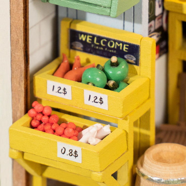 Rolife Morning Fruit Store DIY Miniature Dollhouse DS009 - Chinese Version with English PDF instructions