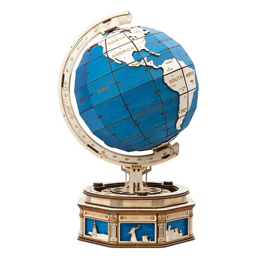 The Globe Huge 3D Wooden Model ST002