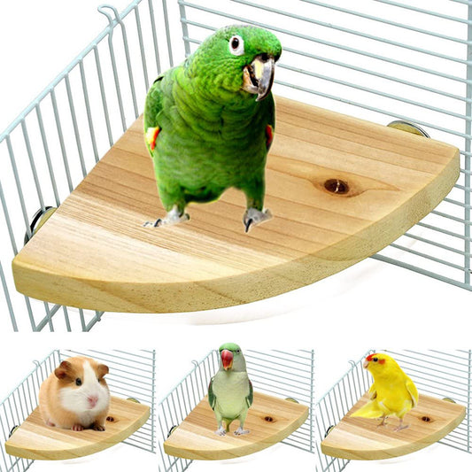 Parrot Stand relax Bird Perch Platform Toy Cage Accessories Exercise Toy