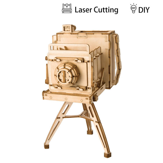 Vintage Camera TG403 3D Wooden Puzzle