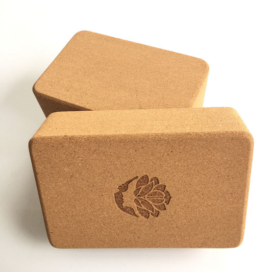 Eco friendly Cork Yoga Block Brick Extra Thickness