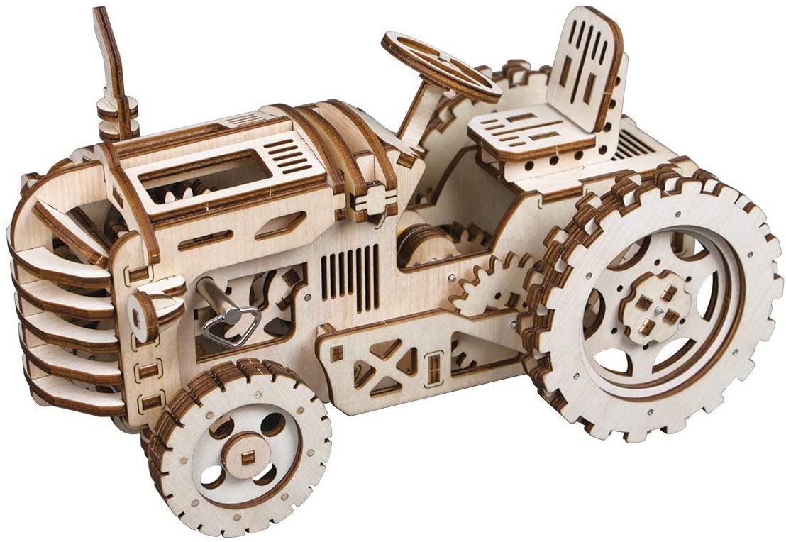 LK401 ROBOTIME Wooden Mechanical Model Set-3d Puzzle -Brain Teaser