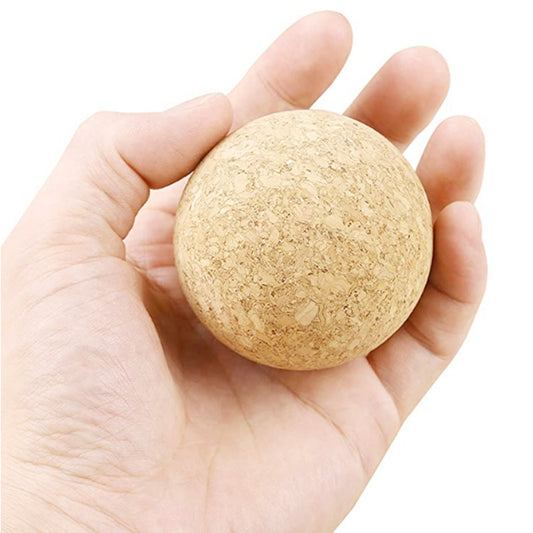 Yoga Massage Ball Wine Cork Balls 60 mm Premium Natural Round Wooden Wine Cork Ball Yoga